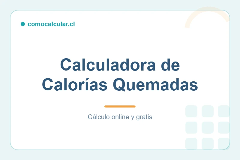 Calculadora de calorías quemadas por ejercicio